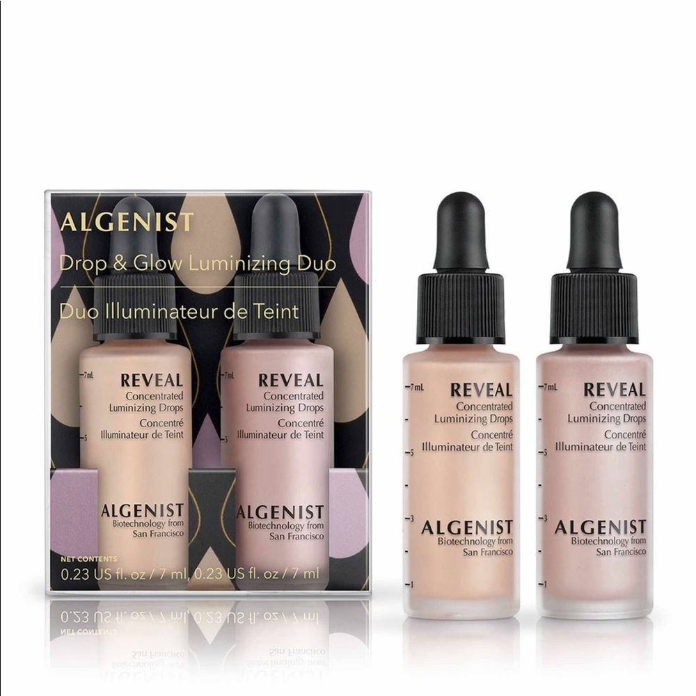 BNIB Algenist Drop & Glow Luminizing Duo